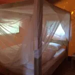 Safaritent Slaapkamer met hemelbed