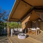 Safarizelt 4 Personen Campingplatz Capalbio