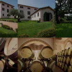Tenuta Poggiorosso Landhaus und Weinfässer