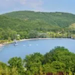 Dordogne Lac du Causse overzicht meer