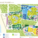 Soulac Plage plattegrond camping