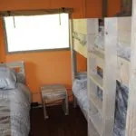 Lac du Causse Safaritent 5 persoons kinderslaapkamer