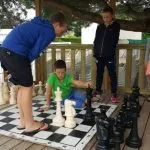 Le Nauzan Plage schaken in het groot