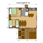 Luxury Lodge 40 - Grundriss