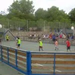 Vilanova Park animatie voetbal en basketbal veld