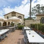 Vilanova Park die Terrasse des Restaurants