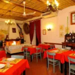 restaurant binnen Pian di Boccio