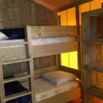 Stapelbed in 6persoonslodge Glamping Sainte Suzanne