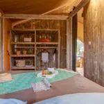 Domaine du Verdon Safarizelt Schlafzimmer für 2 Personen