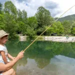 Domaine du Verdon, Fischen im Teich