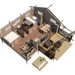 3D Luxury Lodge 40