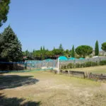 Volleybalveld op camping Pian di Boccio