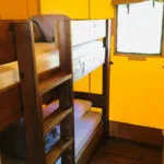 Coucouzac, kinderslaapkamer safaritent 4 personen