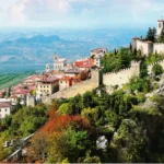 Ligging van San Marino