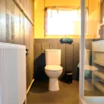 Betuwestrand badkamer met verwarming in safaritent