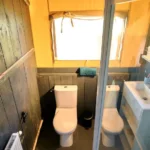 Safaritent met eigen badkamer